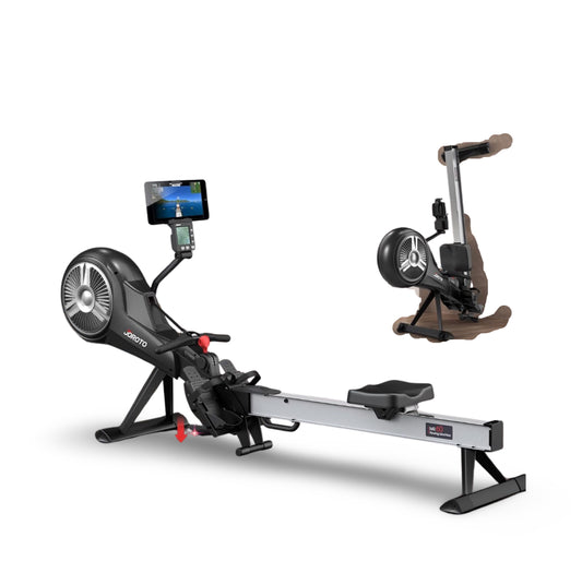 JOROTO Rowing Machine - Air & Magnetic Resistance Rowing Machines for Home Use