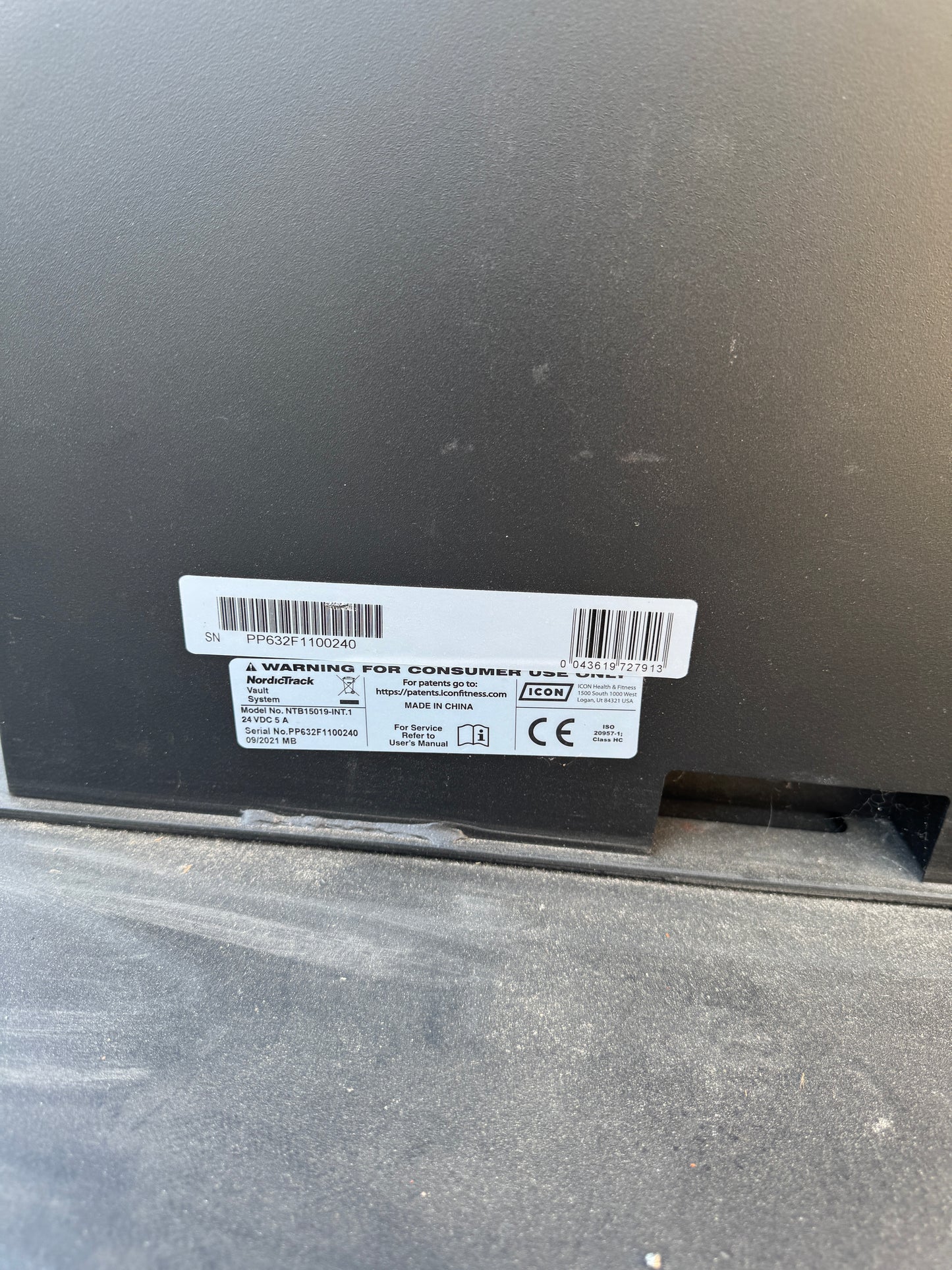 NordicTrack Vault Fitness Mirror