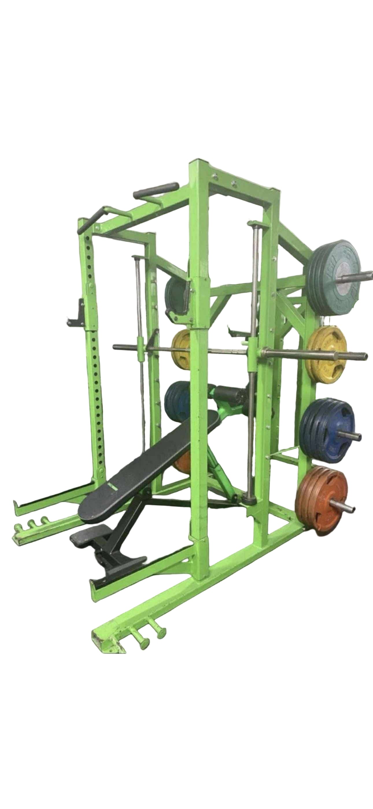 Plate-Loaded Smith Machine (4× Weight Storage)