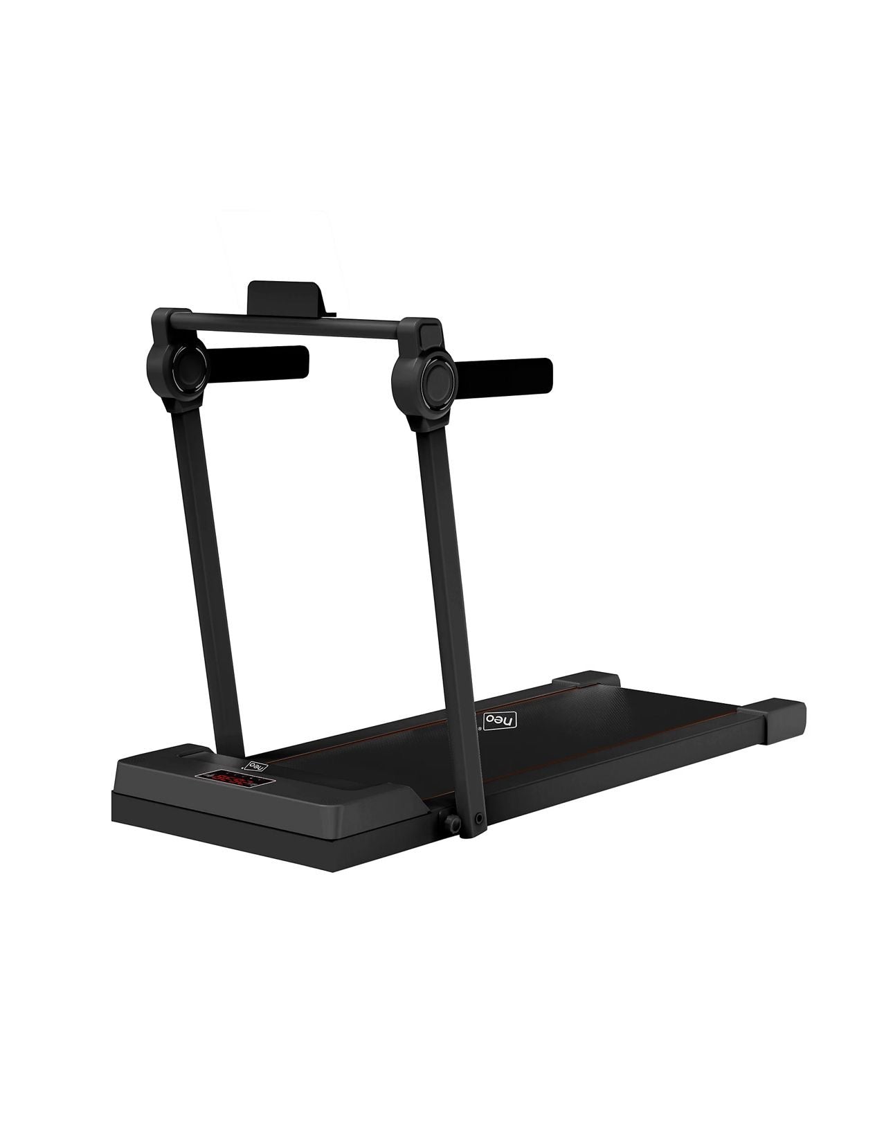 Neo Black Walking Pad Treadmill with Hand Rail