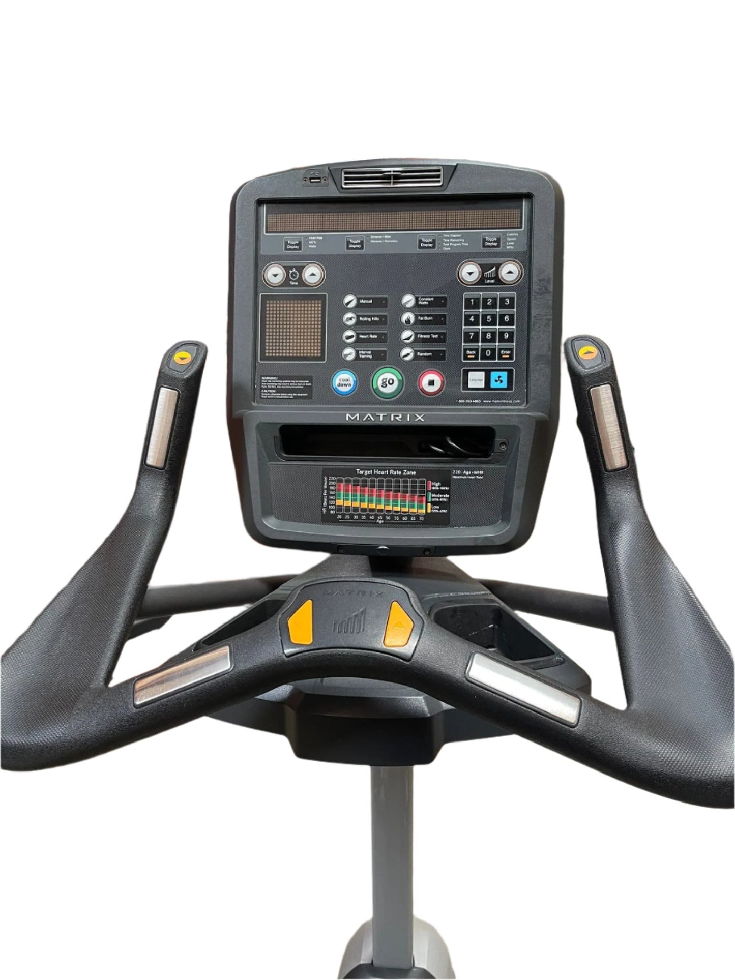 Matrix U5X Commercial Upright Self powered Black Exercise Bike