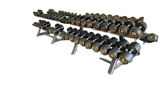 Pulse Fitness 2-5Kgs Dumbbells set With Storage Rack