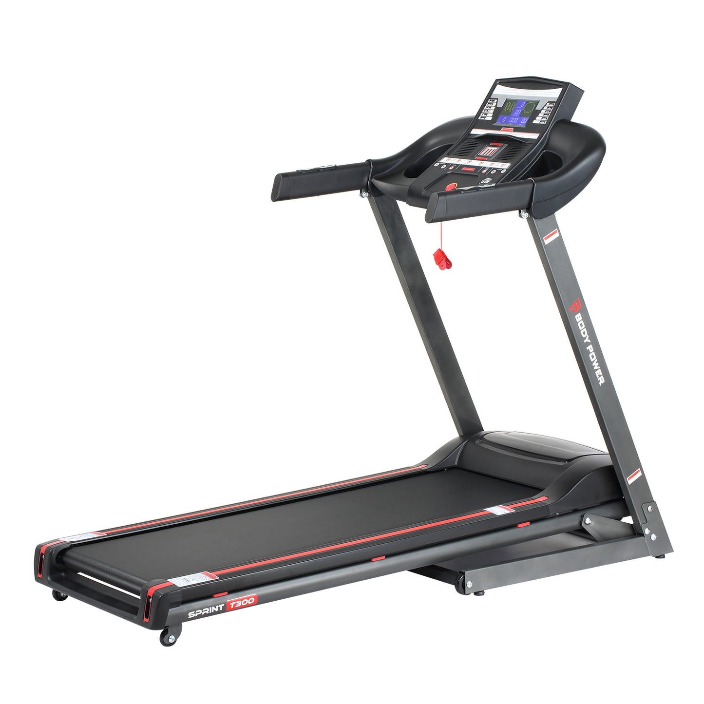 Body Power Sprint T300 Folding Motorised Treadmill with Auto-Incline