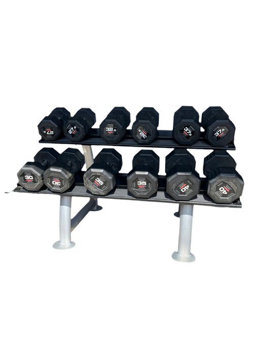 Escape Fitness Dumbbells Set 27.5 to 40kgs with Rack