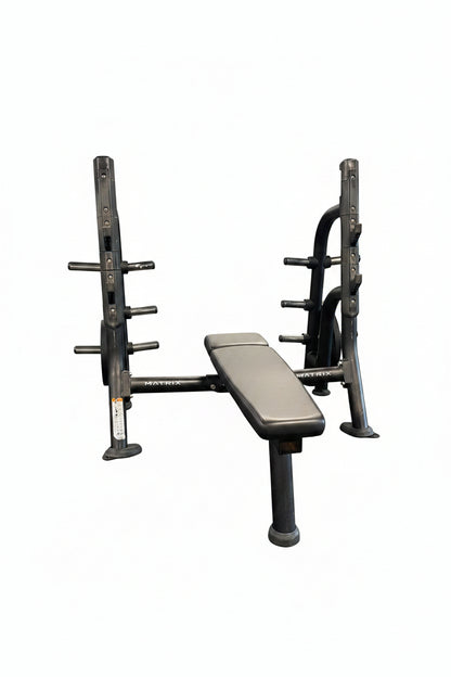 Matrix Magnum Olympic Flat Bench Press – Black (Used Condition)