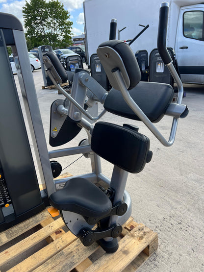 Life Fitness Insignia Series Abdominal Crunch (Grey) – Used Commercial Gym Machine