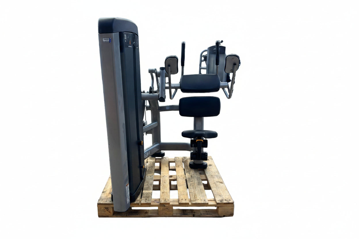 Life Fitness Insignia Series Abdominal Crunch (Grey) – Used Commercial Gym Machine