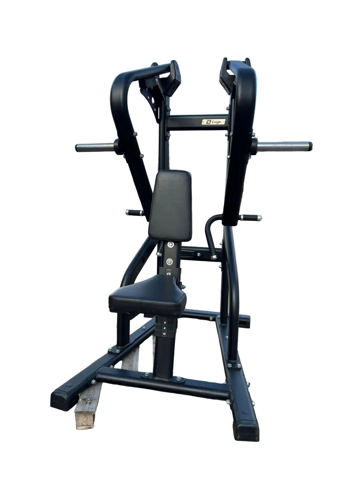Exigo Plate Loaded Low Row / Rear Delt Machine – Commercial Gym Grade