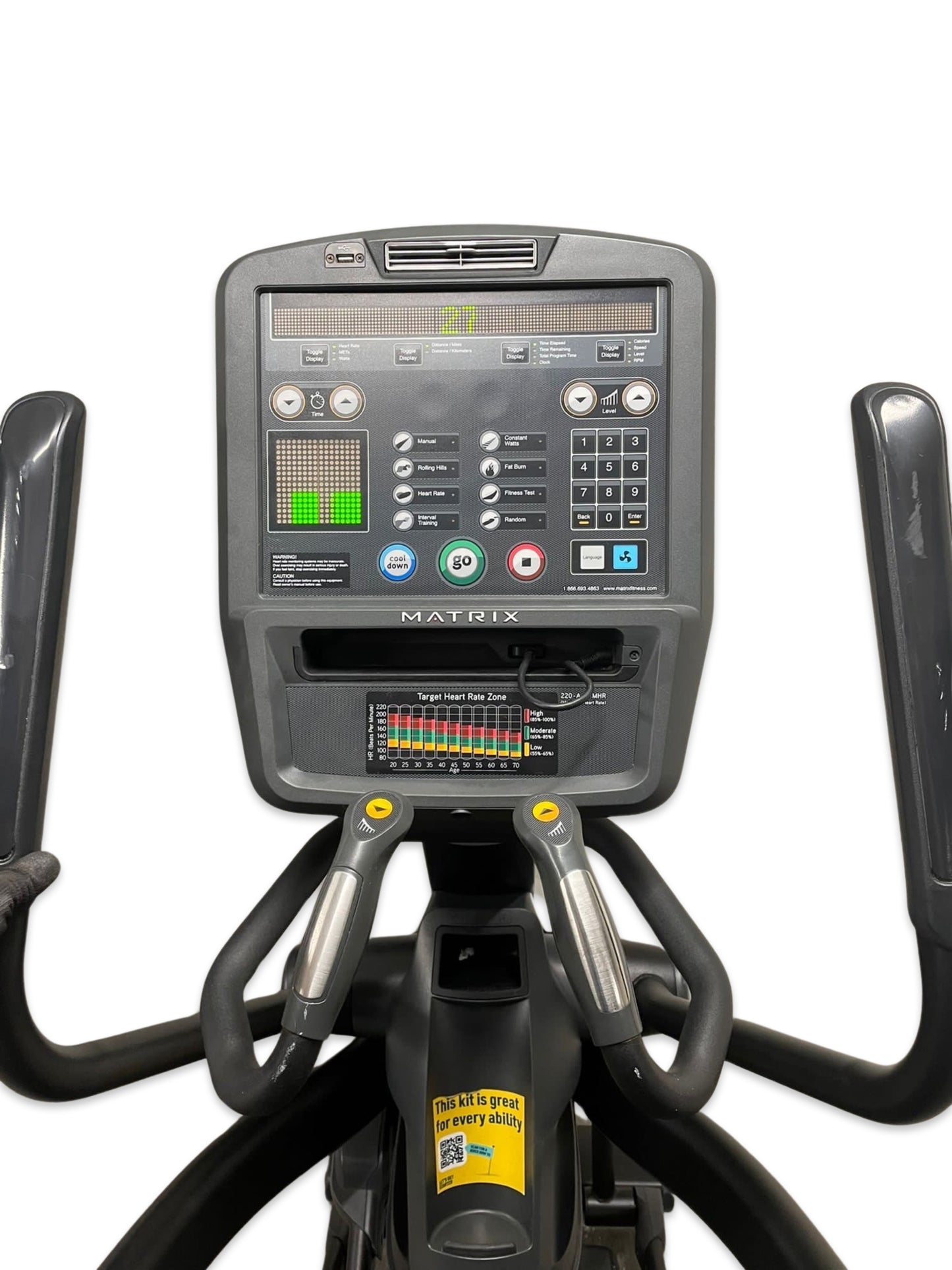 Matrix Fitness Commercial E5x Elliptical Trainer (Ex-Gym)