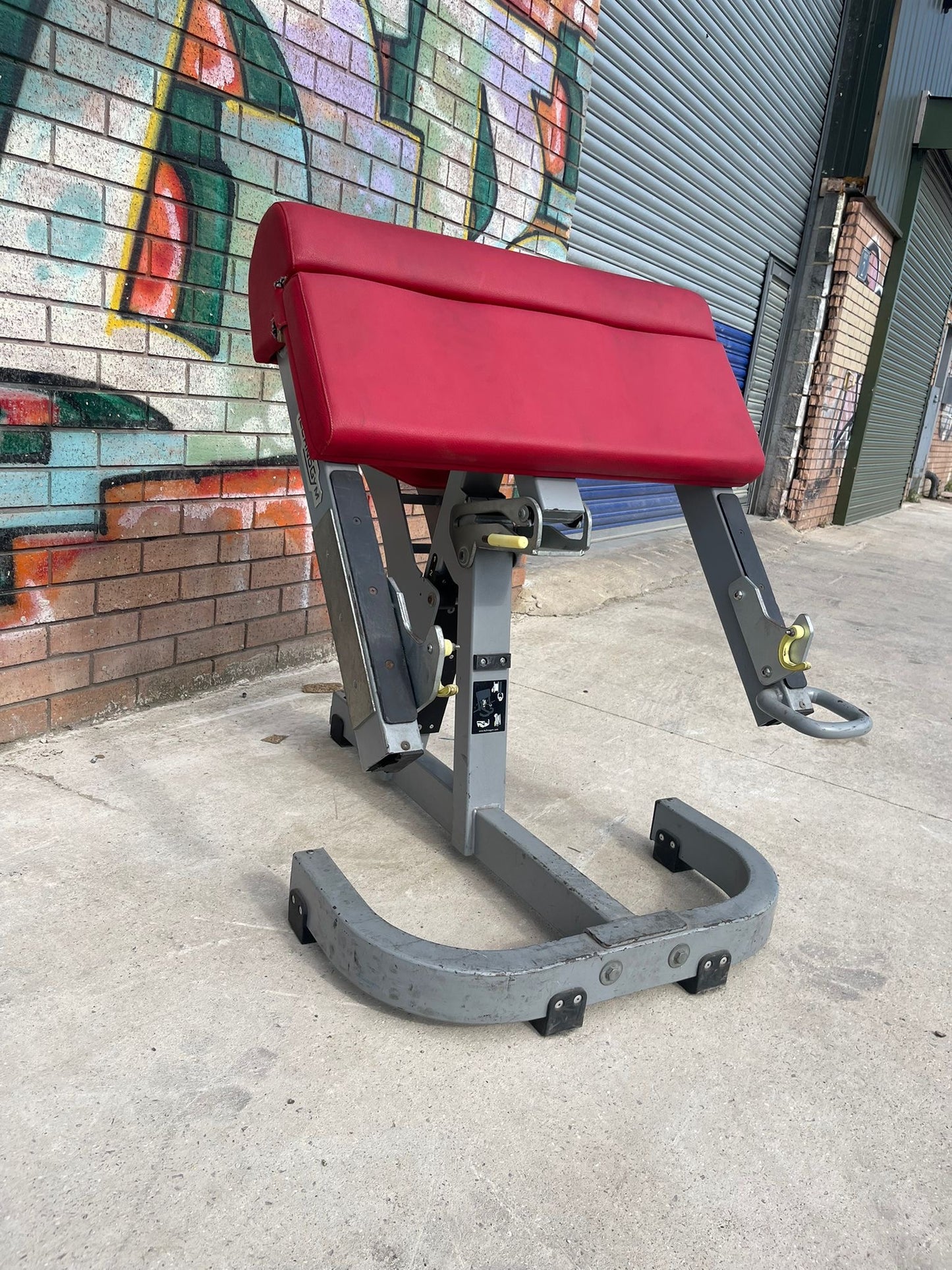 Technogym Preacher Curl /Bicep Curl Bench Commercial Gym Equipment