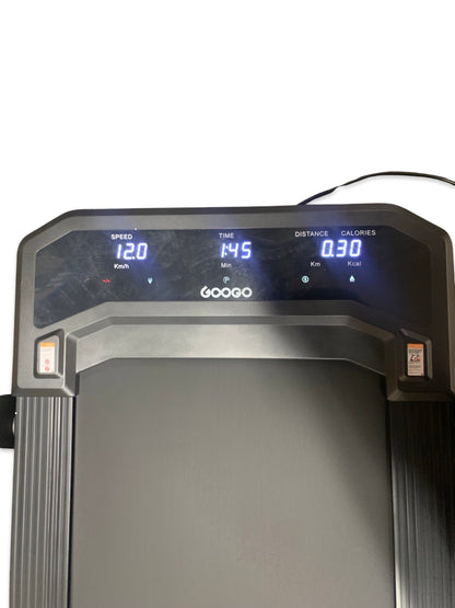 Googo 2-in-1 Folding Under Desk Motorised Treadmill with remote Control - 12KPH Max Speed