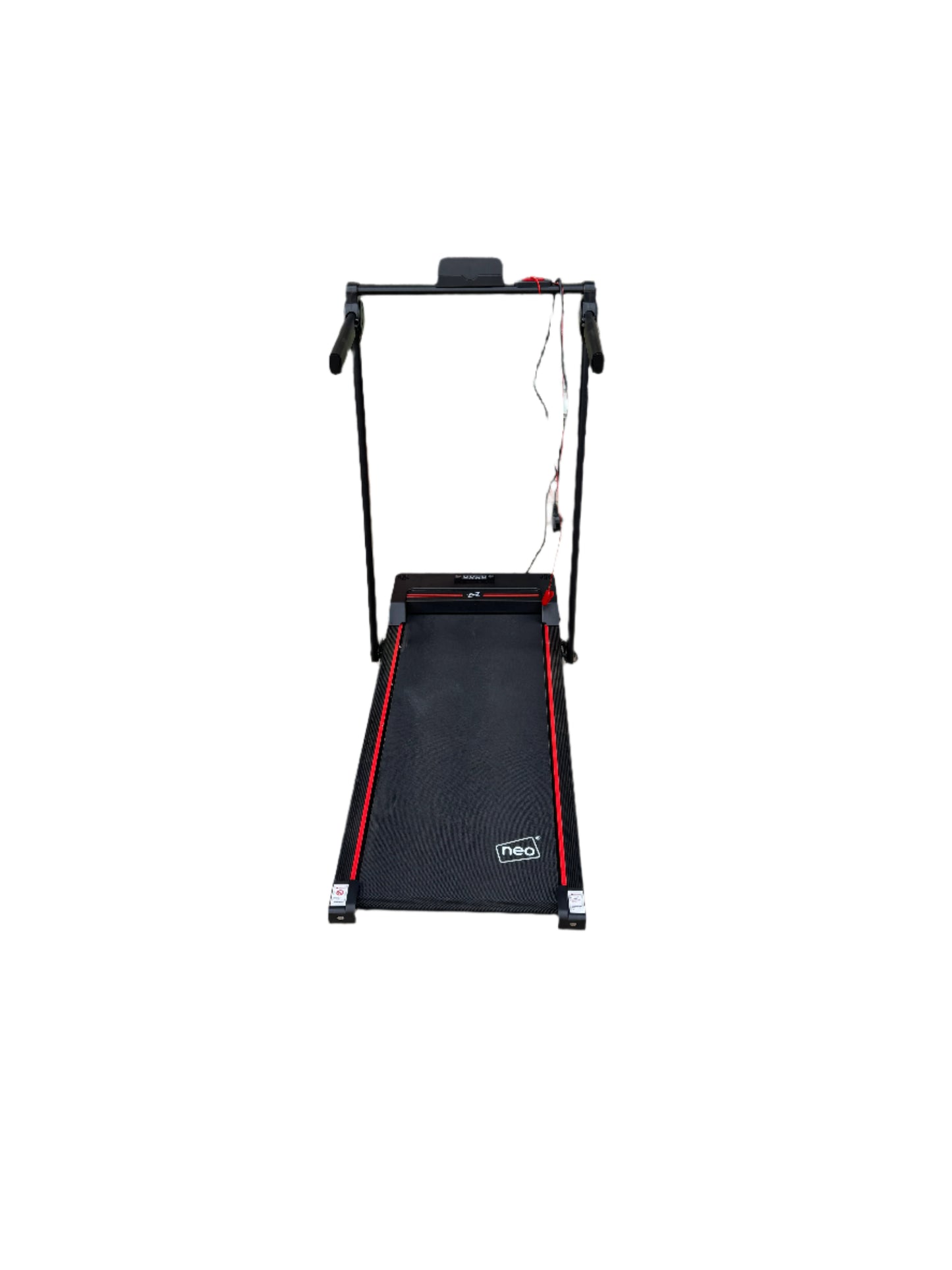 Neo Black Walking Pad Treadmill with Hand Rail