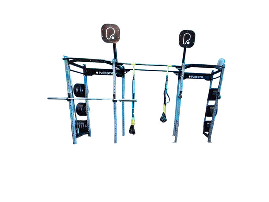 PureGym Commercial Functional Training Rig / Multi-Station Squat Rack System – Used Condition