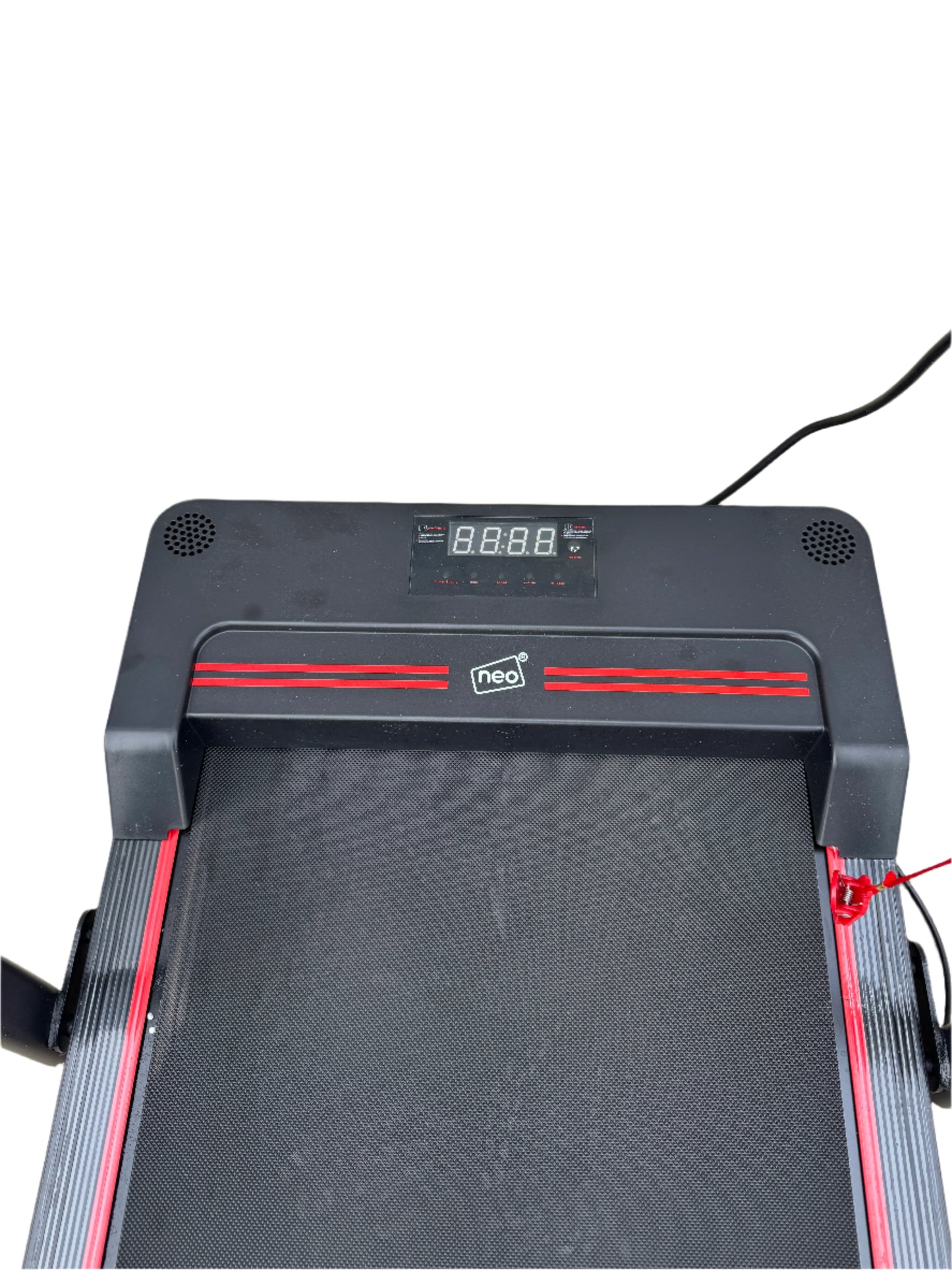 Neo Black Walking Pad Treadmill with Hand Rail