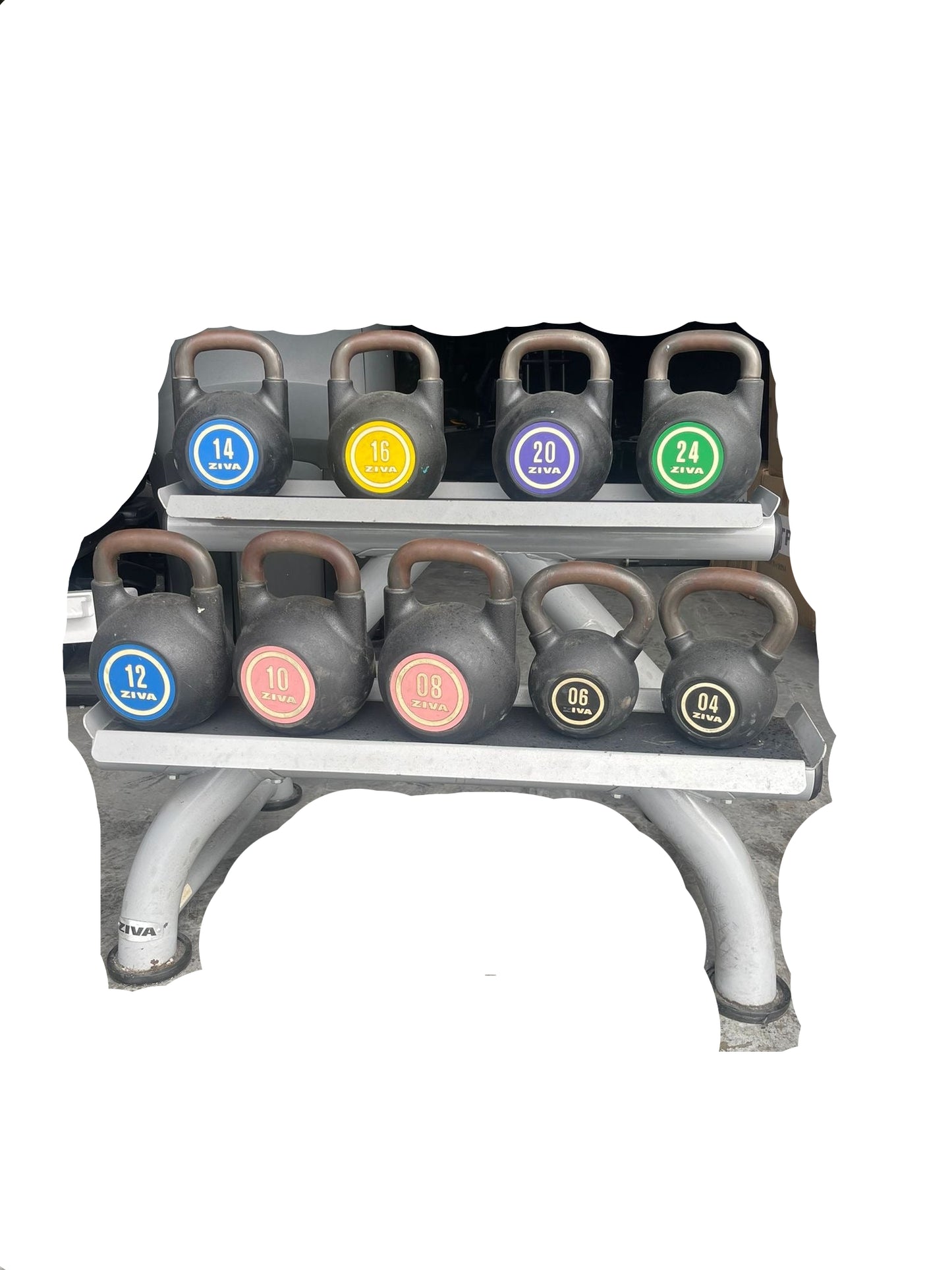 Ziva Competition Kettlebell ZVO Urethane 4-24