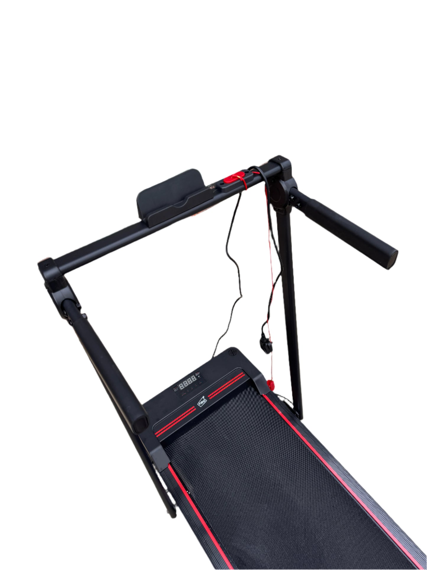 Neo Black Walking Pad Treadmill with Hand Rail