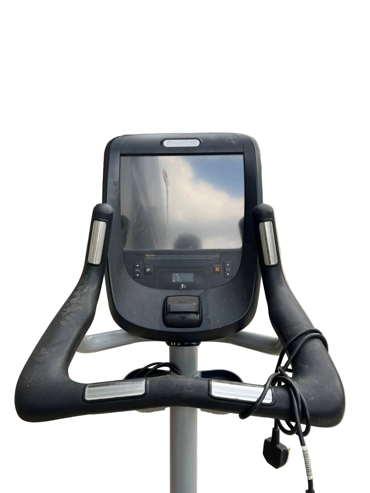 Precor UBK 885 Upright Bike with P82 Console – Commercial Upright Exercise Bike
