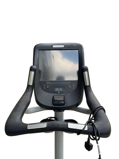 Precor UBK 885 Upright Bike with P82 Console – Commercial Upright Exercise Bike