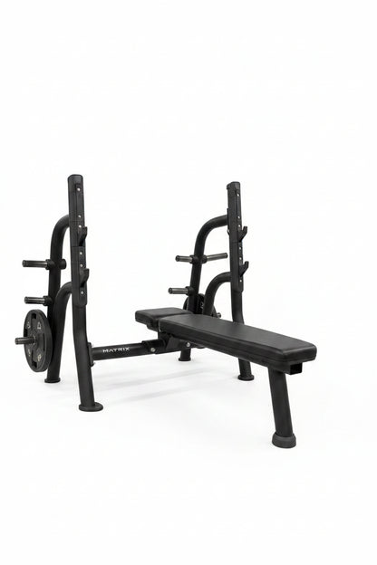 Matrix Magnum Olympic Flat Bench Press – Black (Used Condition)