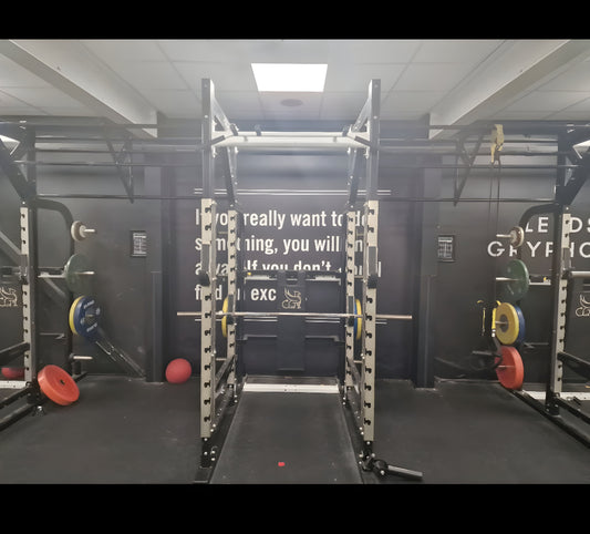 Multi-Purpose Commercial Power Squat Rack with Pull up and Dip Bar with two Halves