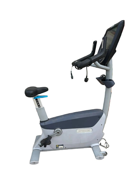 Precor UBK 885 Upright Bike with P82 Console – Commercial Upright Exercise Bike