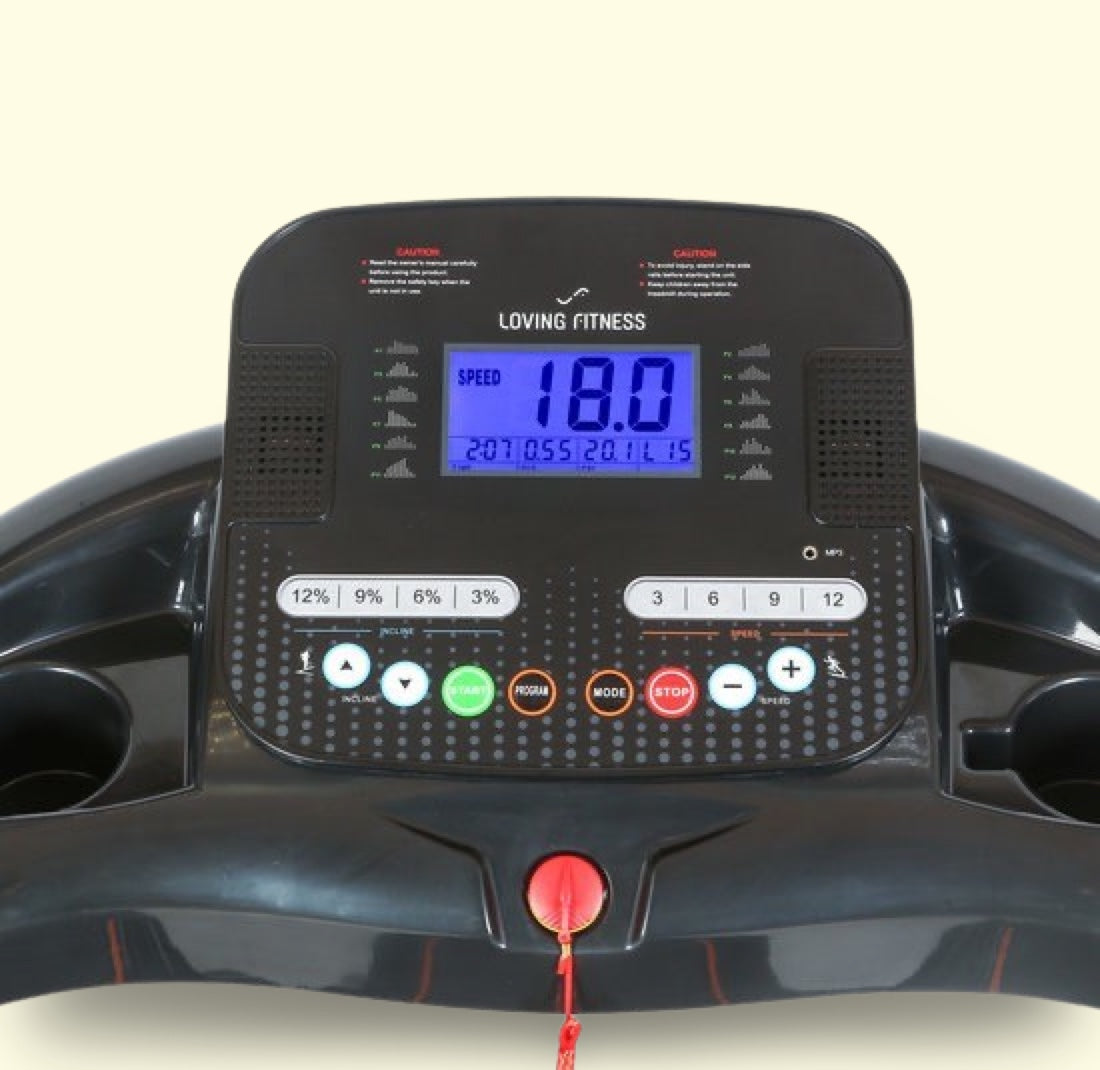 Run-Fit 18 Electric Motorised Treadmill With Auto-Incline