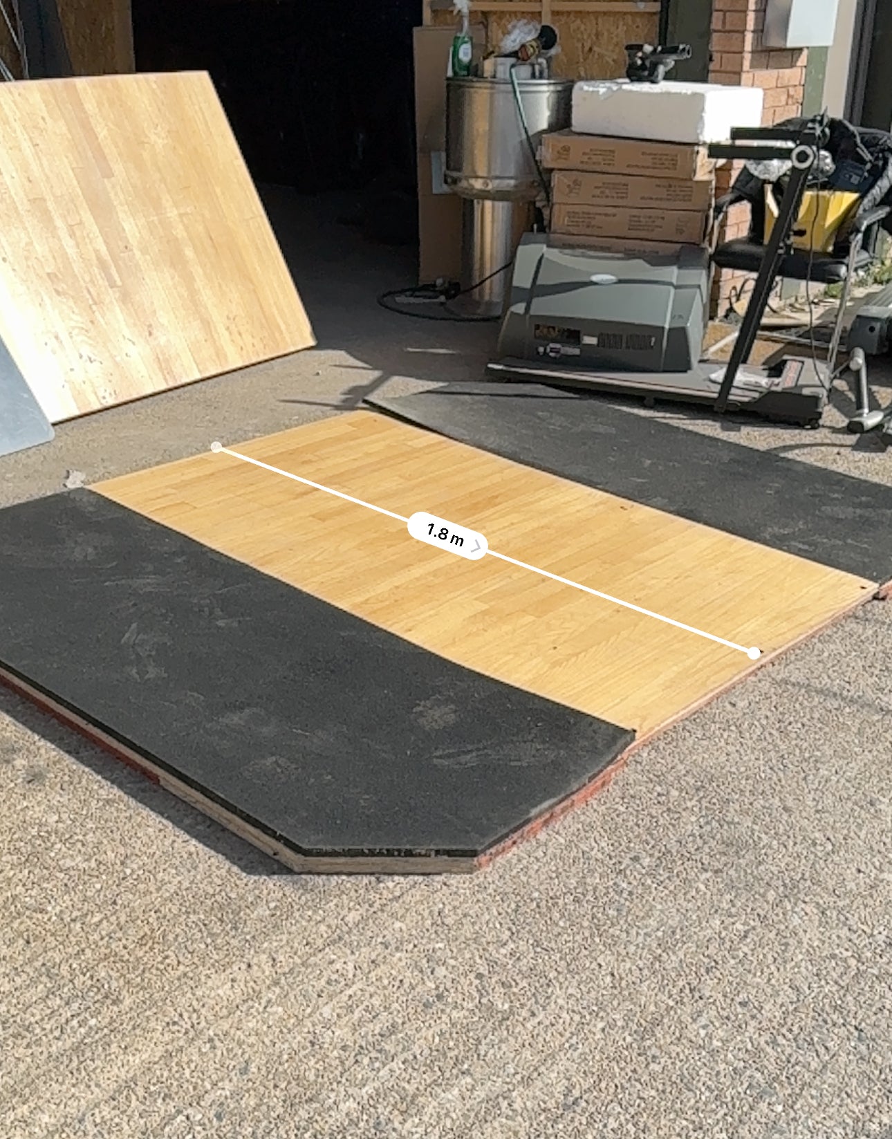 Wooden Lifting Platform / Gym Platform – 2.52m x 1.8m