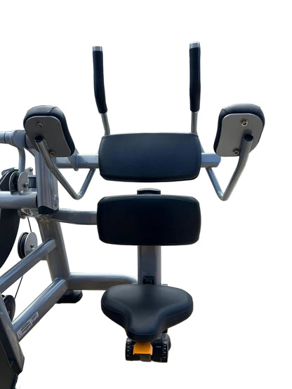 Life Fitness Insignia Series Abdominal Crunch (Grey) – Used Commercial Gym Machine