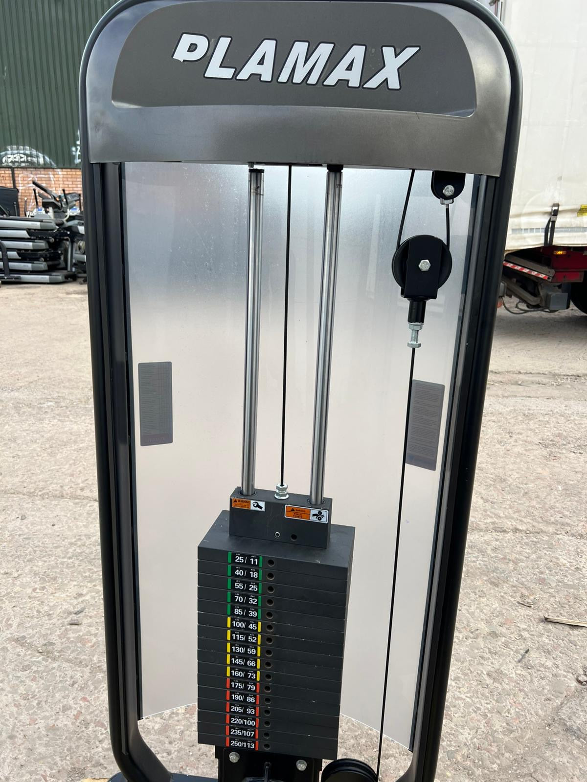 PLAMAX Hip Abductor / Adductor Machine – Used Commercial Gym Equipment
