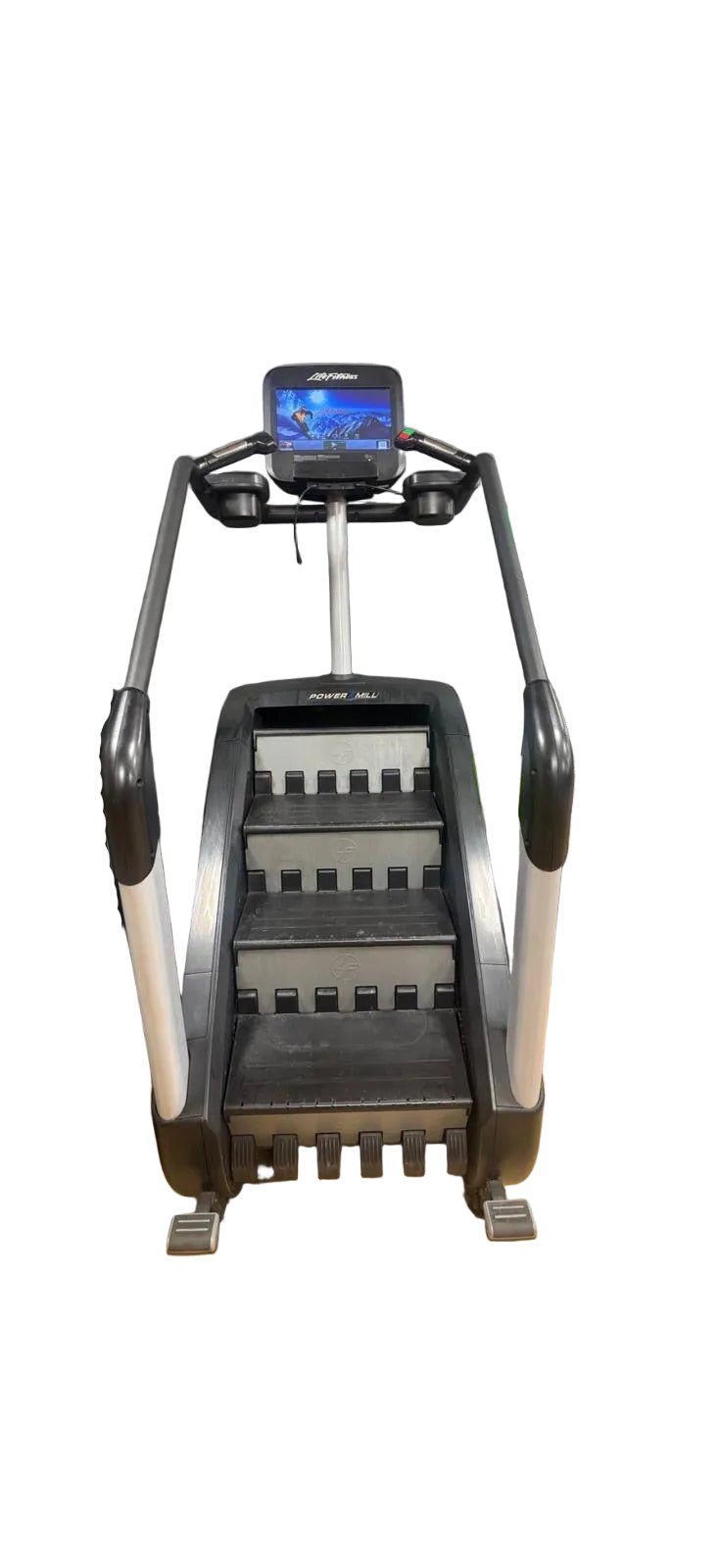 Life Fitness PowerMill Stair Climber with Discover SE3HD Console – Used Commercial Stair Climber