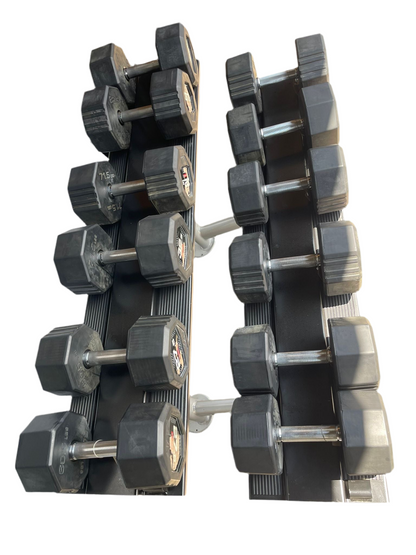Escape Fitness Dumbbells Set 27.5 to 40kgs with Rack