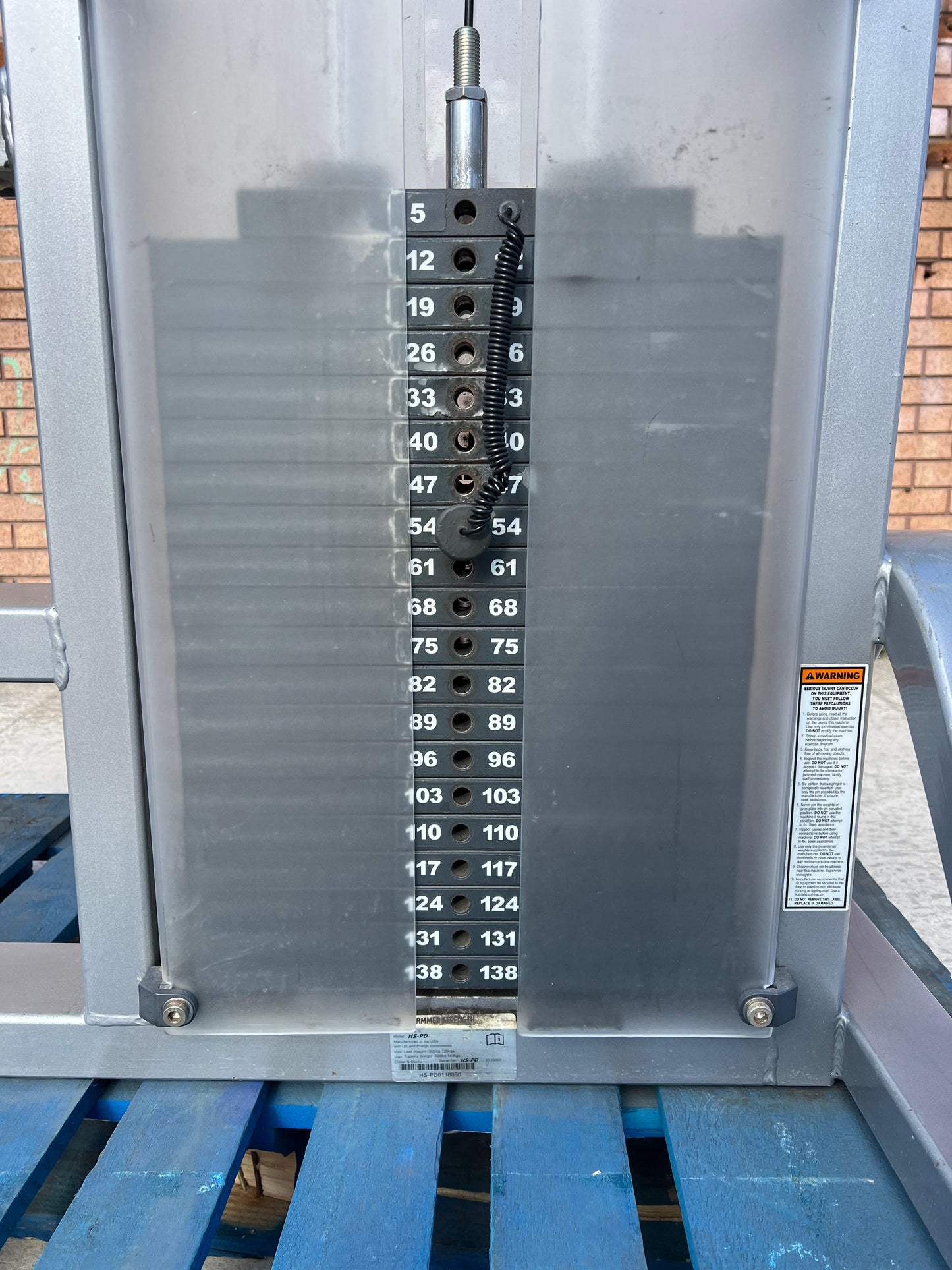 Hammer Strength Select Commercial Lat Pulldown Machine – Selectorised Pin Loaded