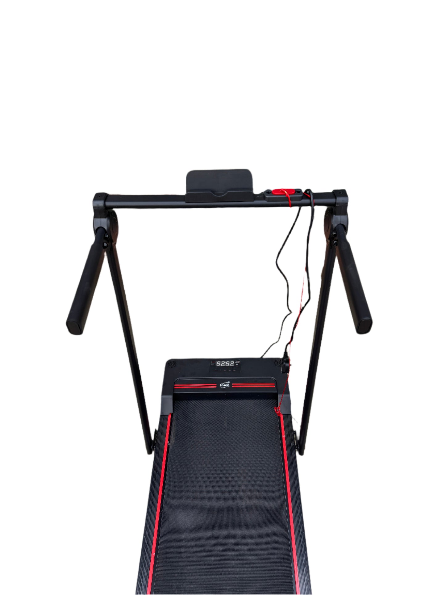 Neo Black Walking Pad Treadmill with Hand Rail