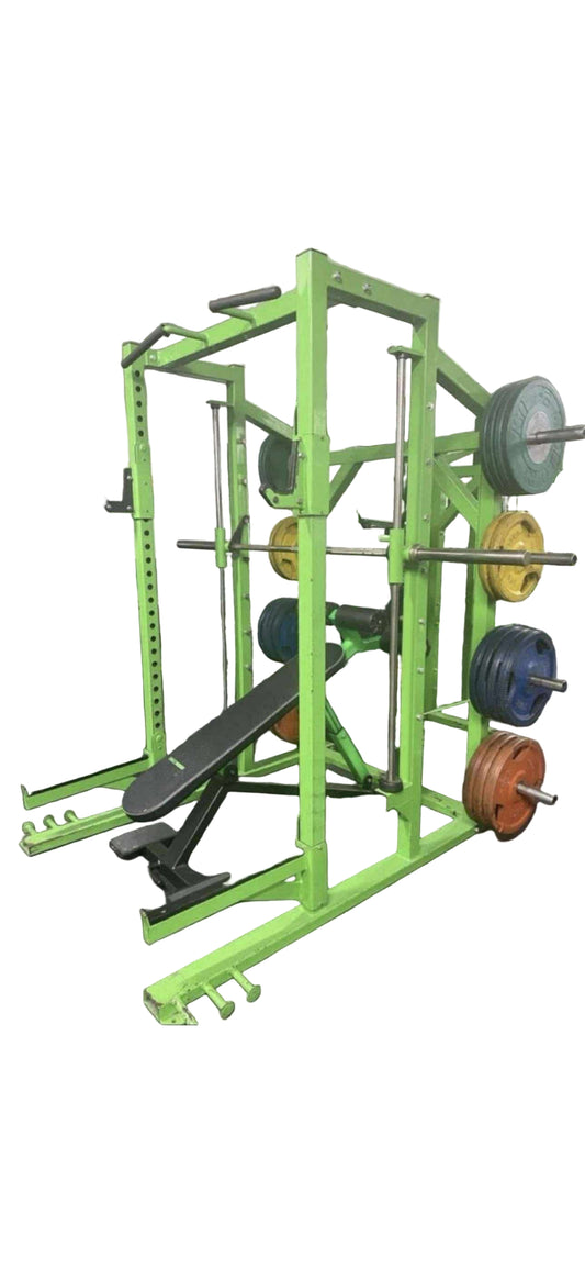 Plate-Loaded Smith Machine (4× Weight Storage)