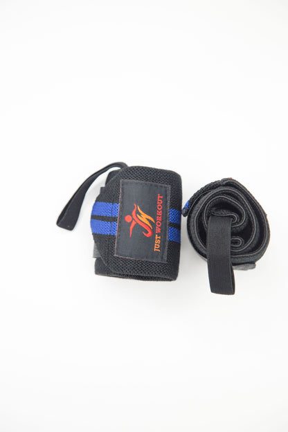 JW Wrist Wraps (60% Polyster 30% Rubber 10 % Cotton) Velcro Closer