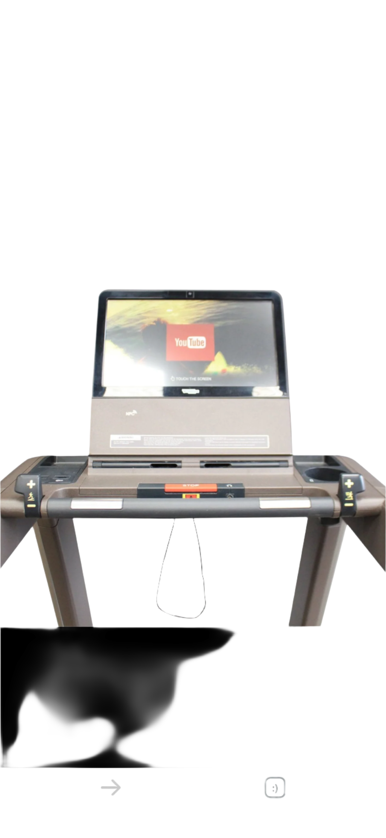 Technogym Artis Run Commercial Treadmill with Big Screen