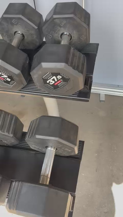 Escape Fitness Dumbbells Set 27.5 to 40kgs with Rack