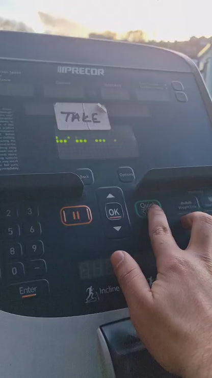 Precor TRM 885 commercial treadmill with P30 Console