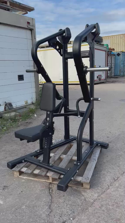 Exigo Plate Loaded Low Row / Rear Delt Machine – Commercial Gym Grade