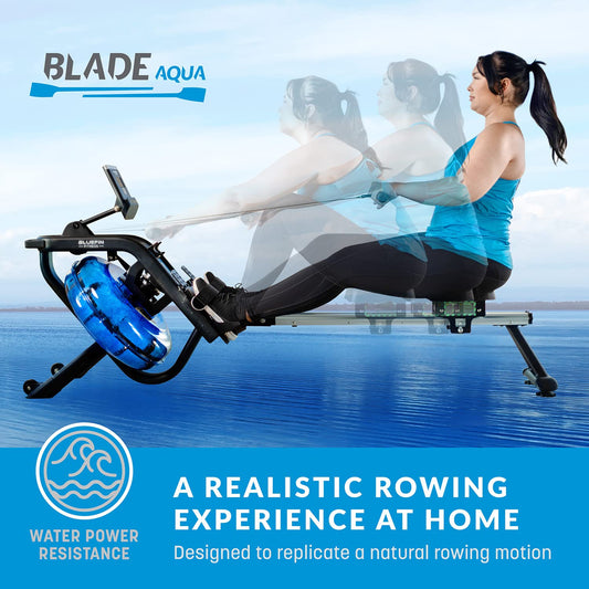Bluefin Blade Aqua M-1 Water Resistance Rowing Machine | Realistic Rowing Experience |